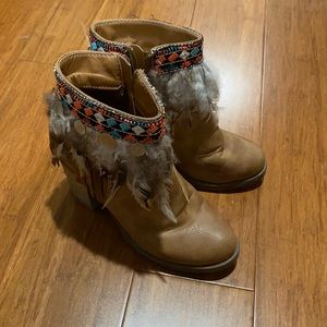 Bohemian ankle boots